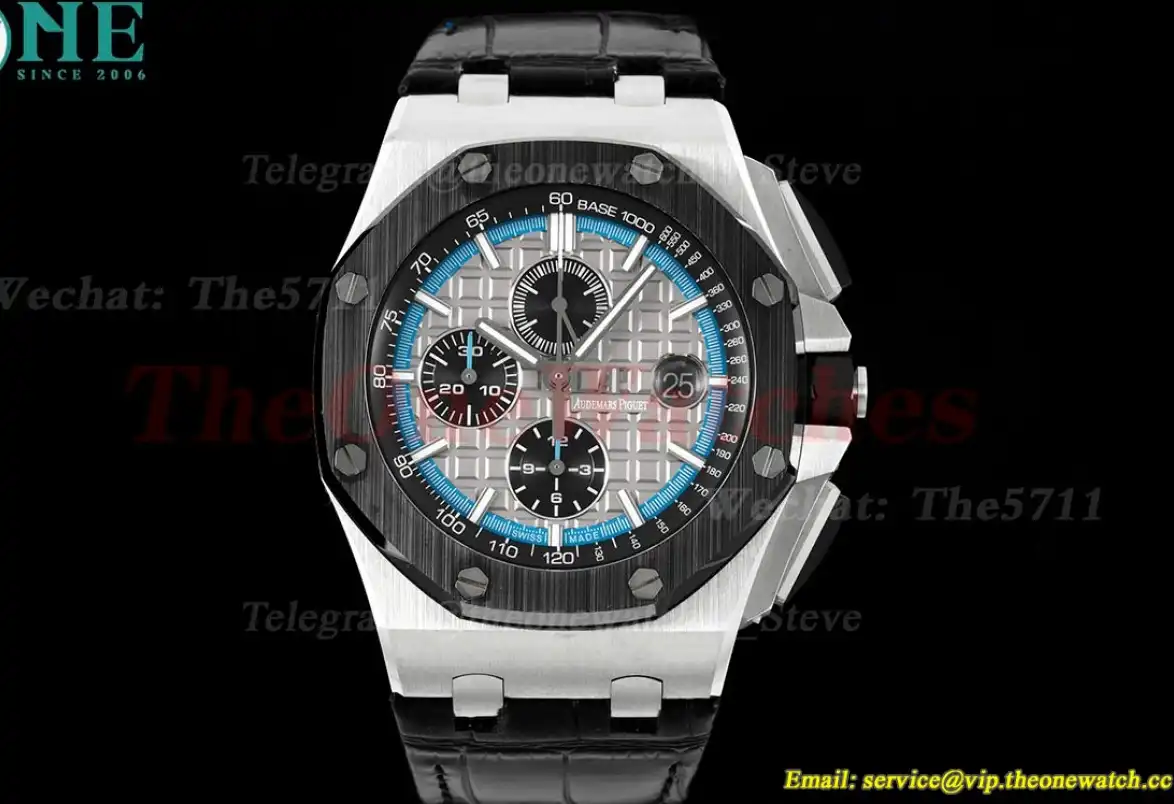 Royal Oak Offshore 44mm SS LE Grey Blue Stk RSF A3126