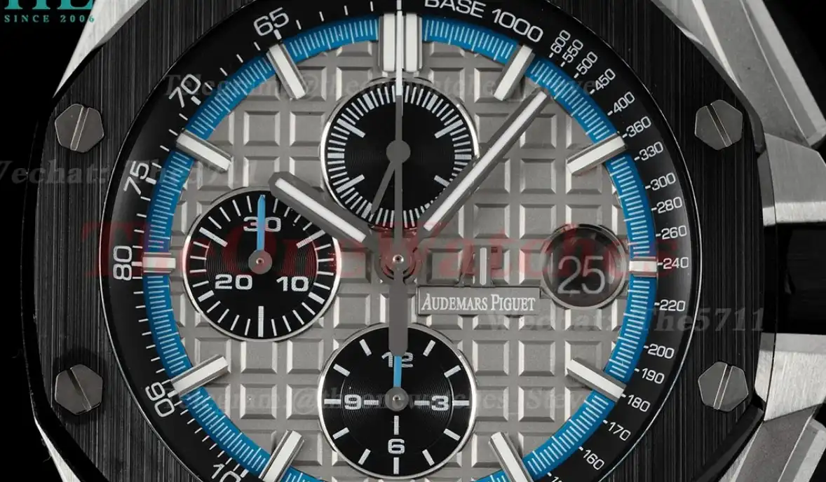 Royal Oak Offshore 44mm SS LE Grey Blue Stk RSF A3126