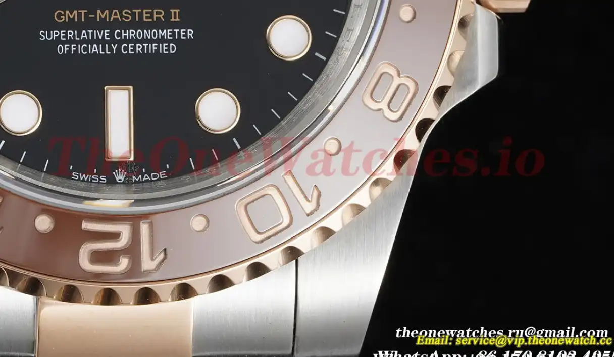 GMT Master II 126711 CHNR Rootbeer SS RG Black Dial GMF V6 VR3285