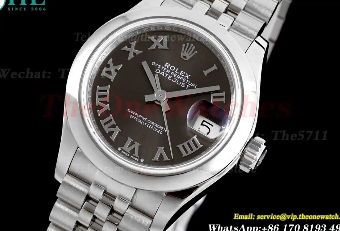 Datejust Ladies 28mm SS SS Grey Dial TWS NH05