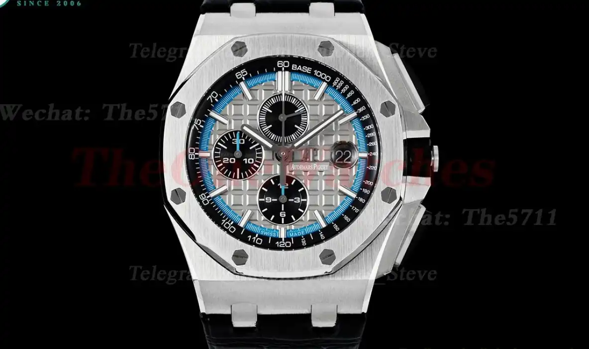 Royal Oak Offshore 44mm SS LE Grey Blue Stk RSF A3126