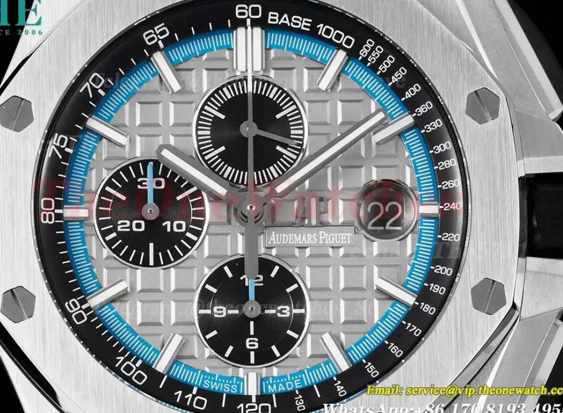 Royal Oak Offshore 44mm SS LE Grey Blue Stk RSF A3126