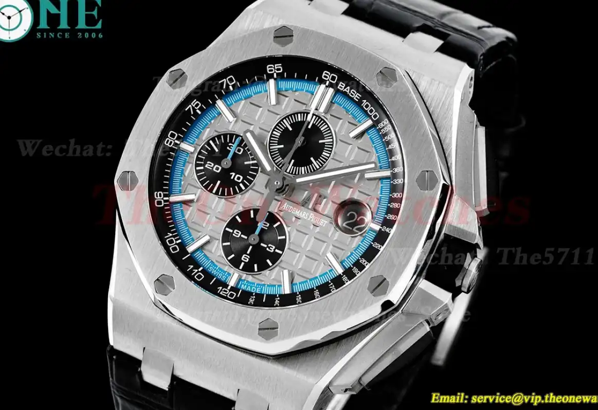 Royal Oak Offshore 44mm SS LE Grey Blue Stk RSF A3126