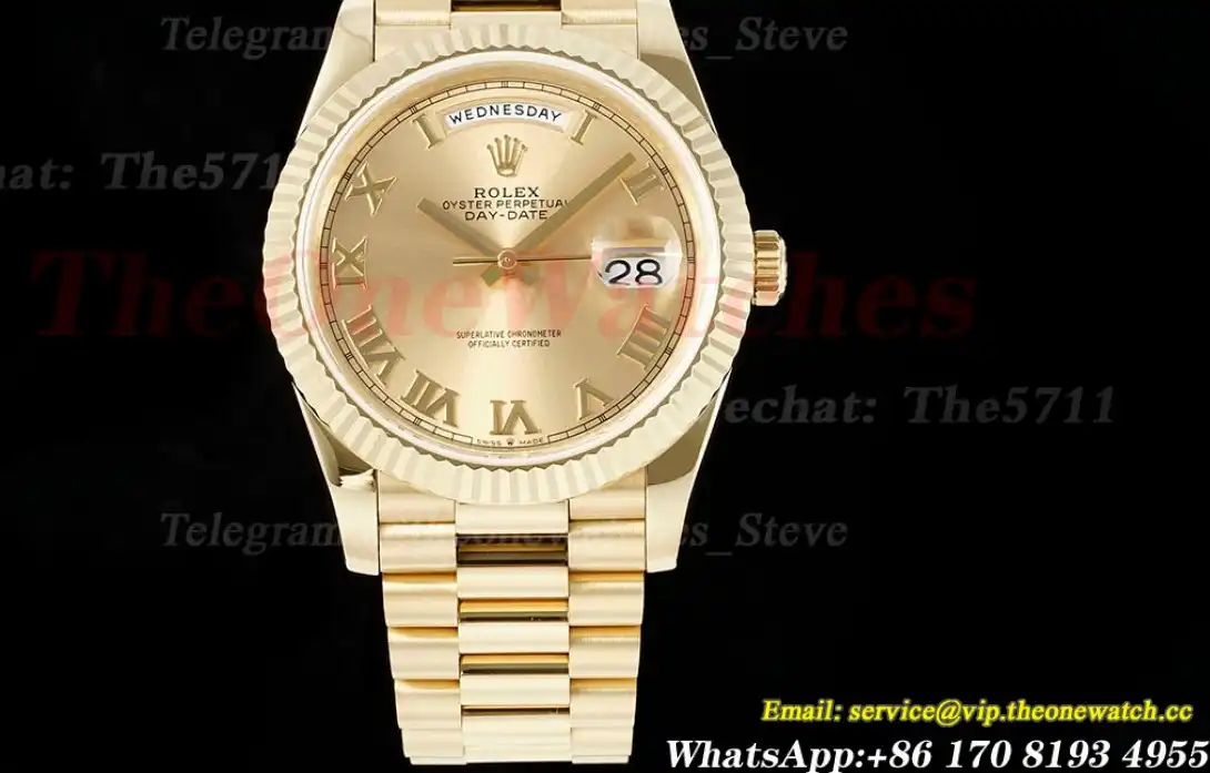 DayDate 228238 40mm YG YG Gold Dial JDF V4 VR3255 (Gain Weight)