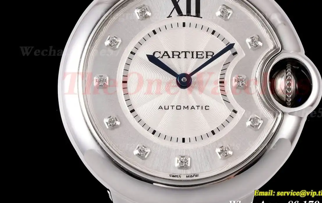 Ballon Bleu De Cartier 33mm SS LE White Dia AF NH05