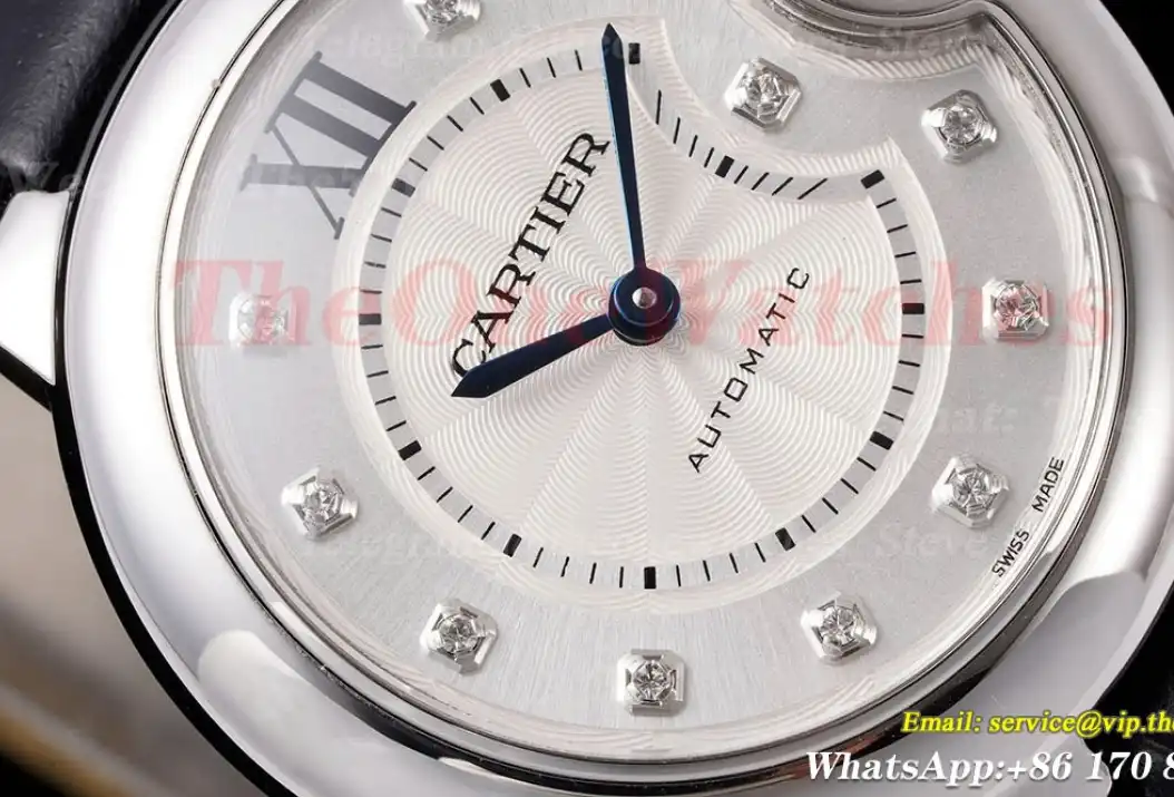 Ballon Bleu De Cartier 33mm SS LE White Dia AF NH05