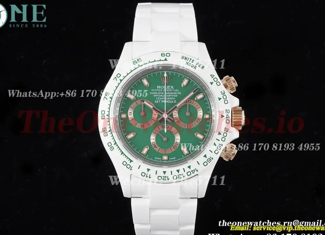 Rolex - Daytona AET 40mm Cer Cer Green Dial AETF SA4130