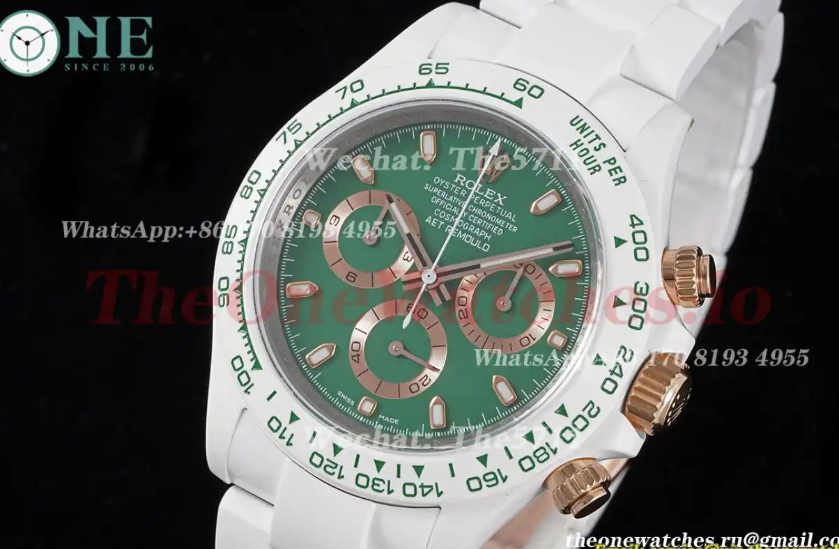 Rolex - Daytona AET 40mm Cer Cer Green Dial AETF SA4130