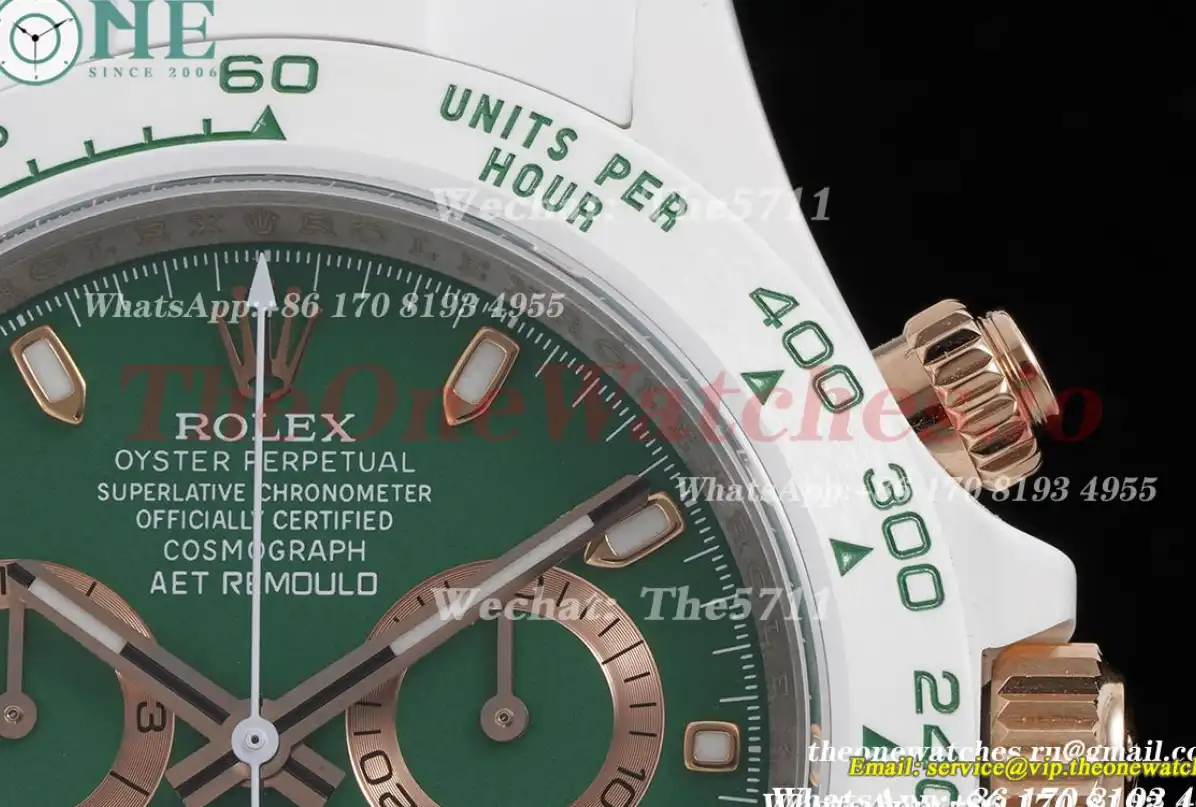 Rolex - Daytona AET 40mm Cer Cer Green Dial AETF SA4130