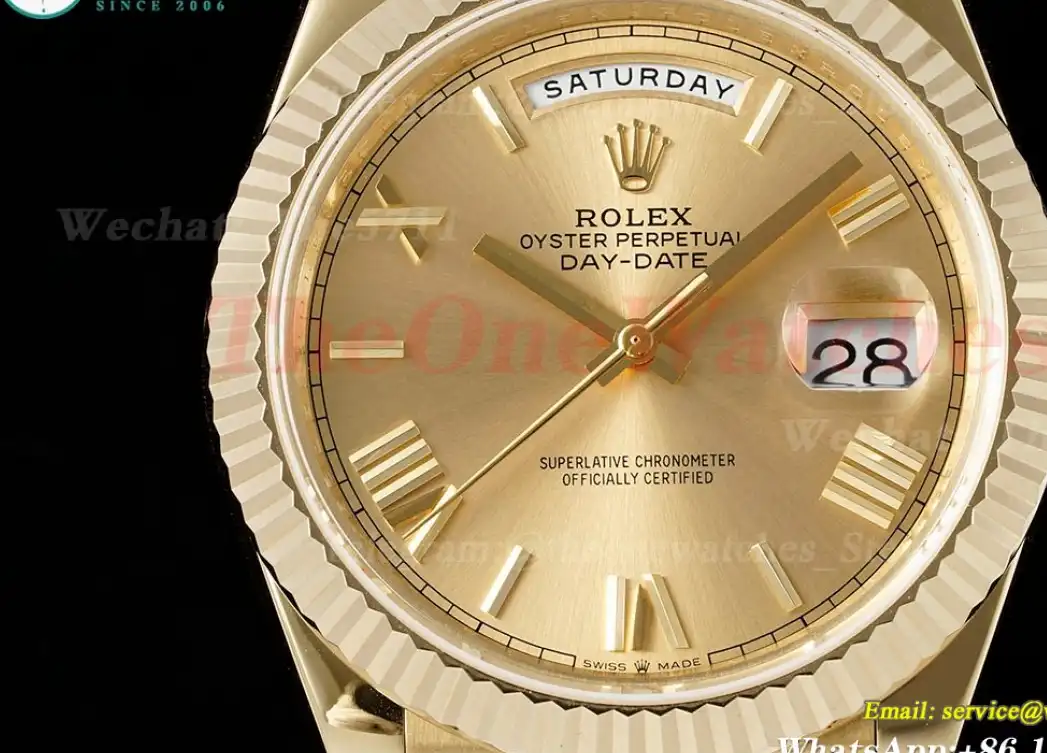 DayDate 228238 40mm YG YG O Gold Dial JDF V4 VR3255 (Gain Weight)