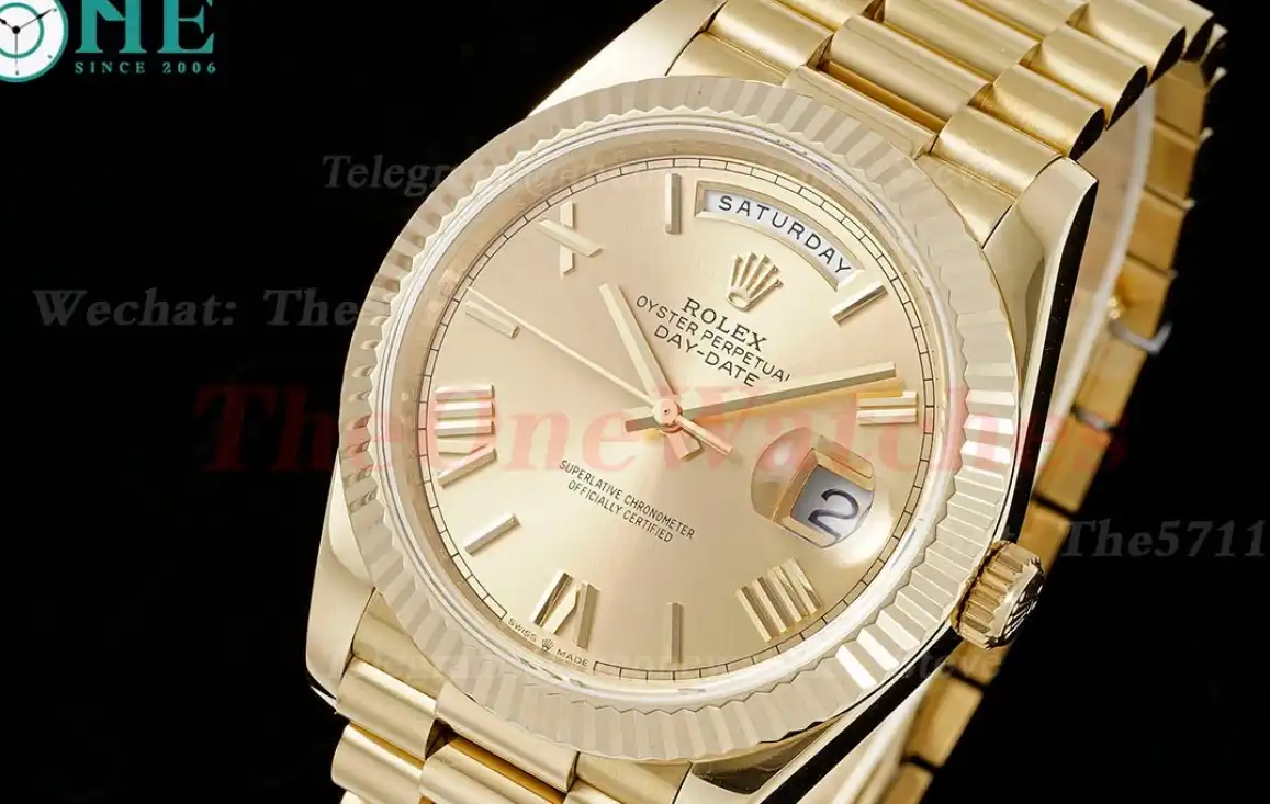 DayDate 228238 40mm YG YG O Gold Dial JDF V4 VR3255 (Gain Weight)