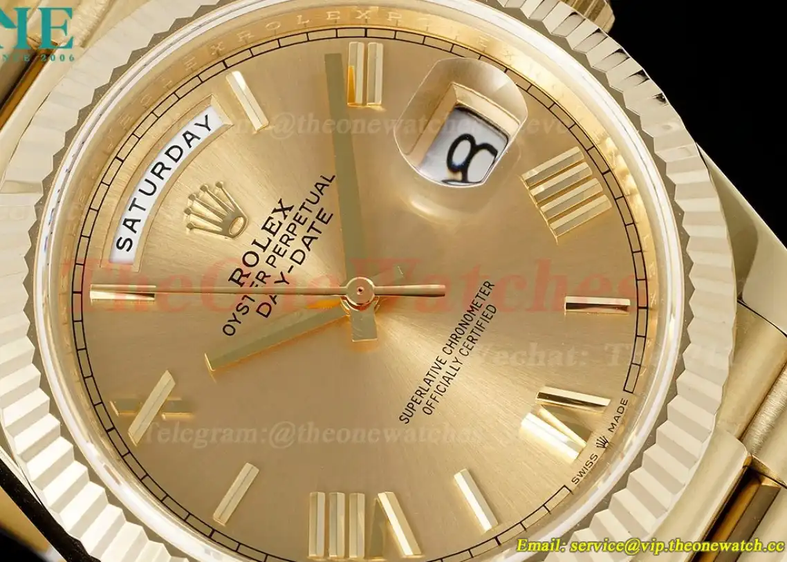 DayDate 228238 40mm YG YG O Gold Dial JDF V4 VR3255 (Gain Weight)