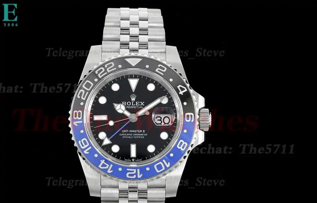 GMT Master II 126710 BLNR black Blue Ceramic 904L Jubilee GMF SA3285