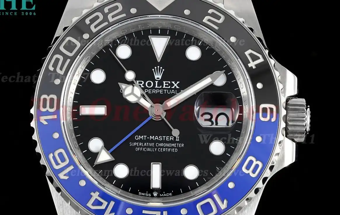 GMT Master II 126710 BLNR black Blue Ceramic 904L Jubilee GMF SA3285