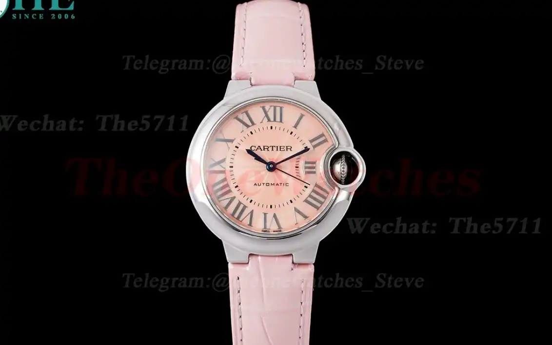 Ballon Bleu De Cartier 33mm SS LE Pink Dial AF NH05