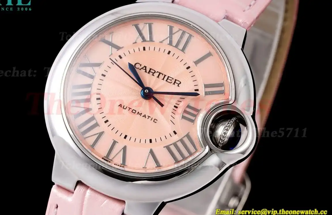 Ballon Bleu De Cartier 33mm SS LE Pink Dial AF NH05