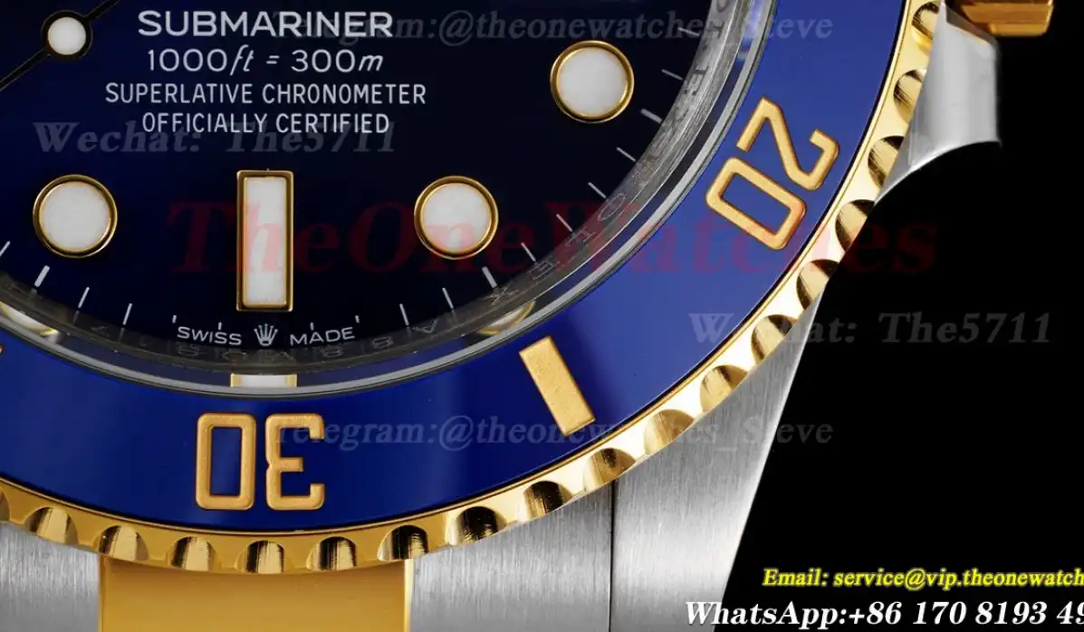 Submariner 126613LB 41MM 904L Blue Dot YG SS VSF VS3235