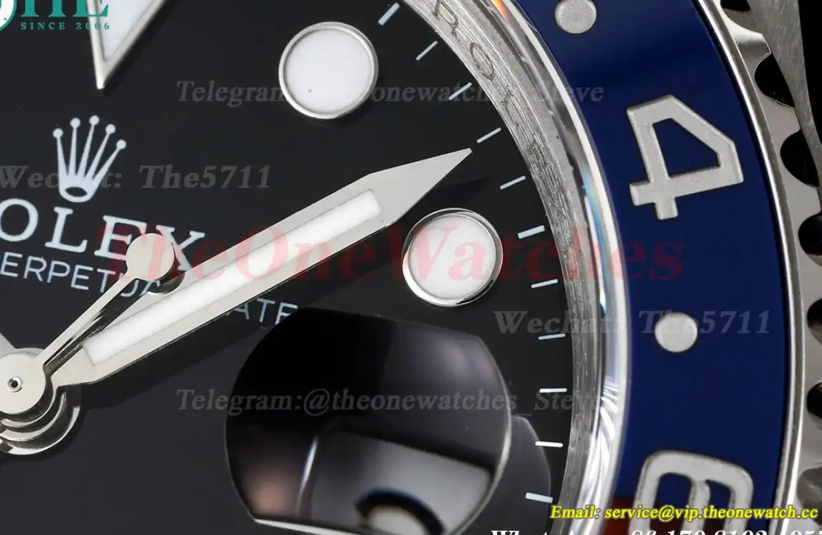 GMT Master II 126710 Pepsi Red Blue Ceramic 904L Oyster GMF V5 VR3186