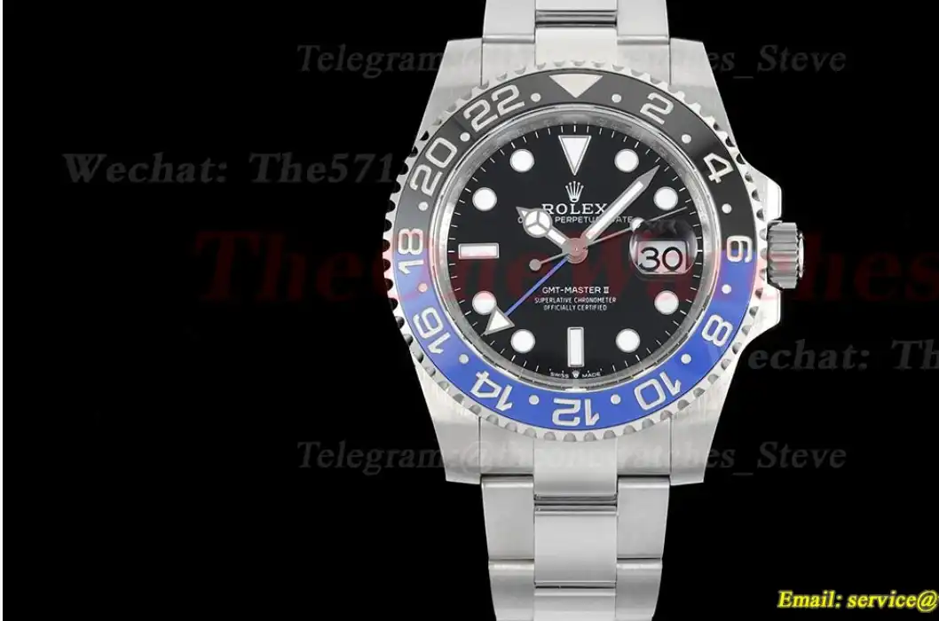 GMT Master II 126710 BLNR Black Blue Ceramic 904L Oyster GMF V5 VR3186