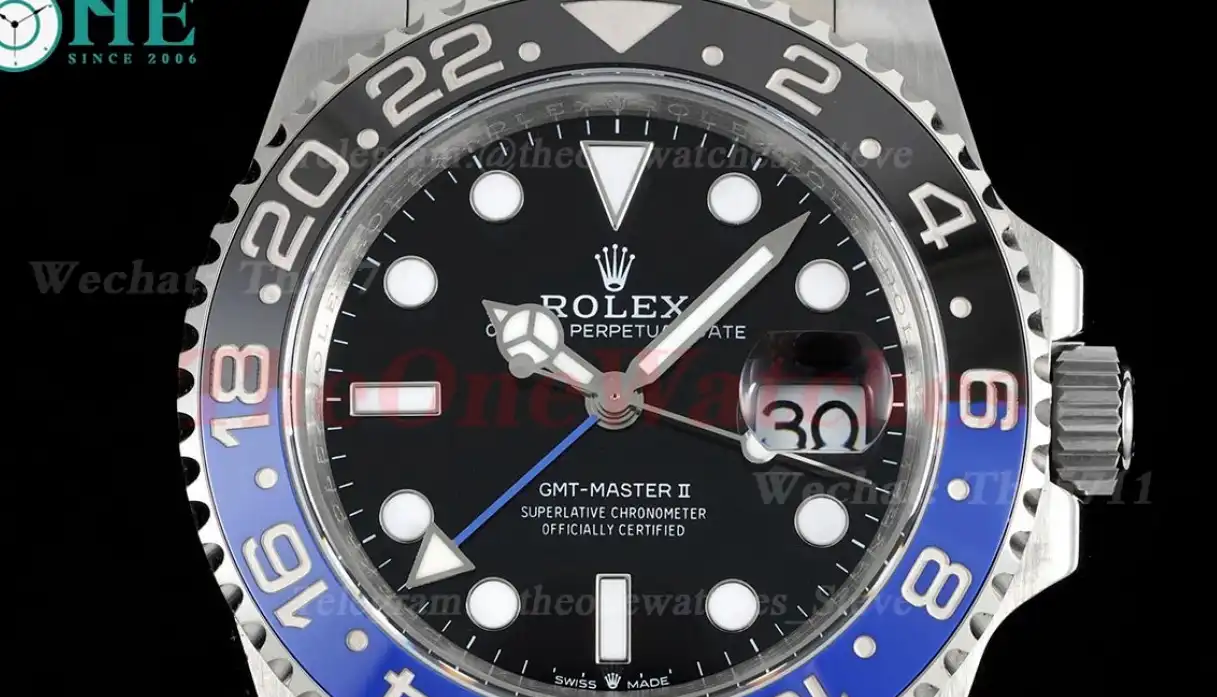 GMT Master II 126710 BLNR Black Blue Ceramic 904L Oyster GMF V5 VR3186