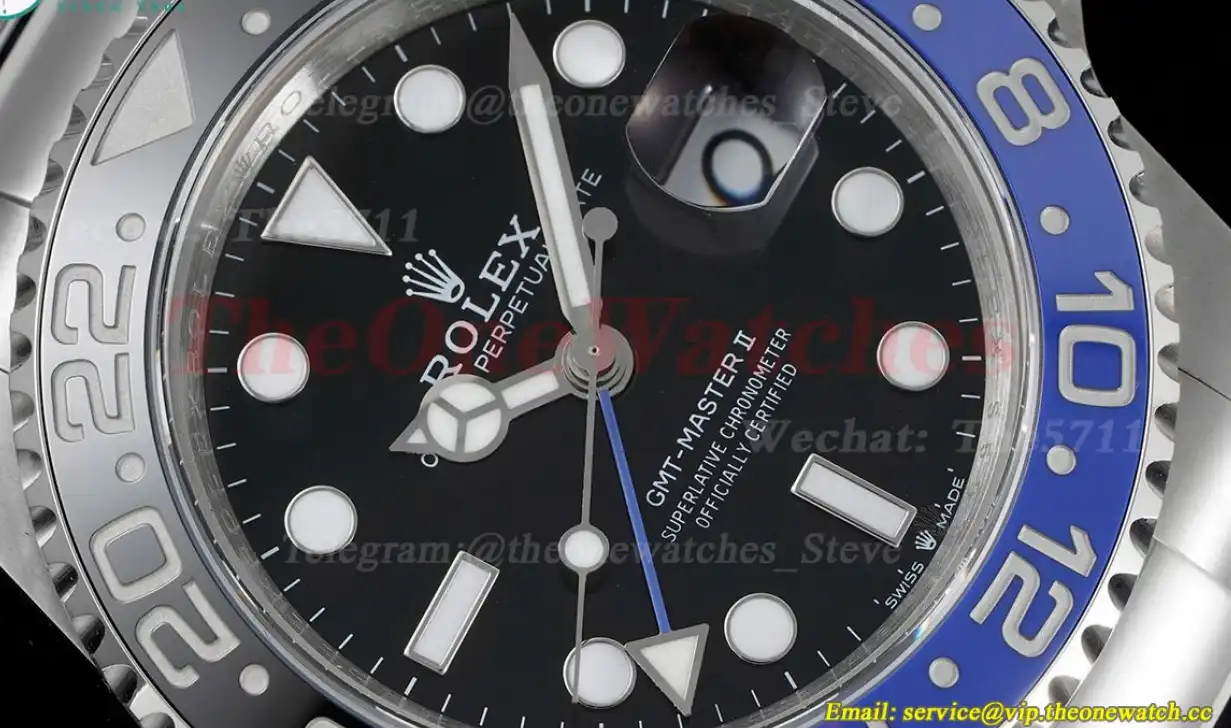 GMT Master II 126710 BLNR Black Blue Ceramic 904L Oyster GMF V5 VR3186