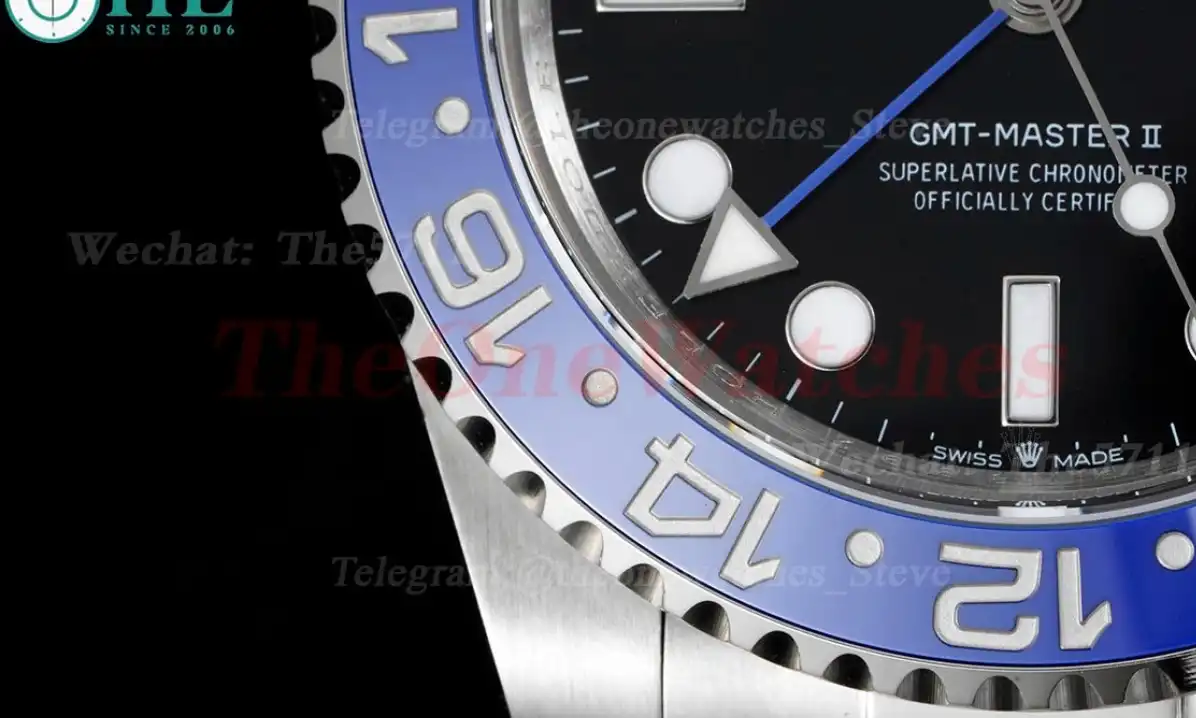 GMT Master II 126710 BLNR Black Blue Ceramic 904L Oyster GMF V5 VR3186