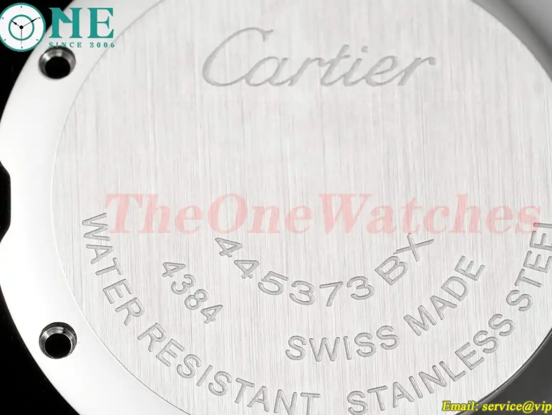 Pasha De Cartier Ladies 30mm RG SS White Dial AF Quartz