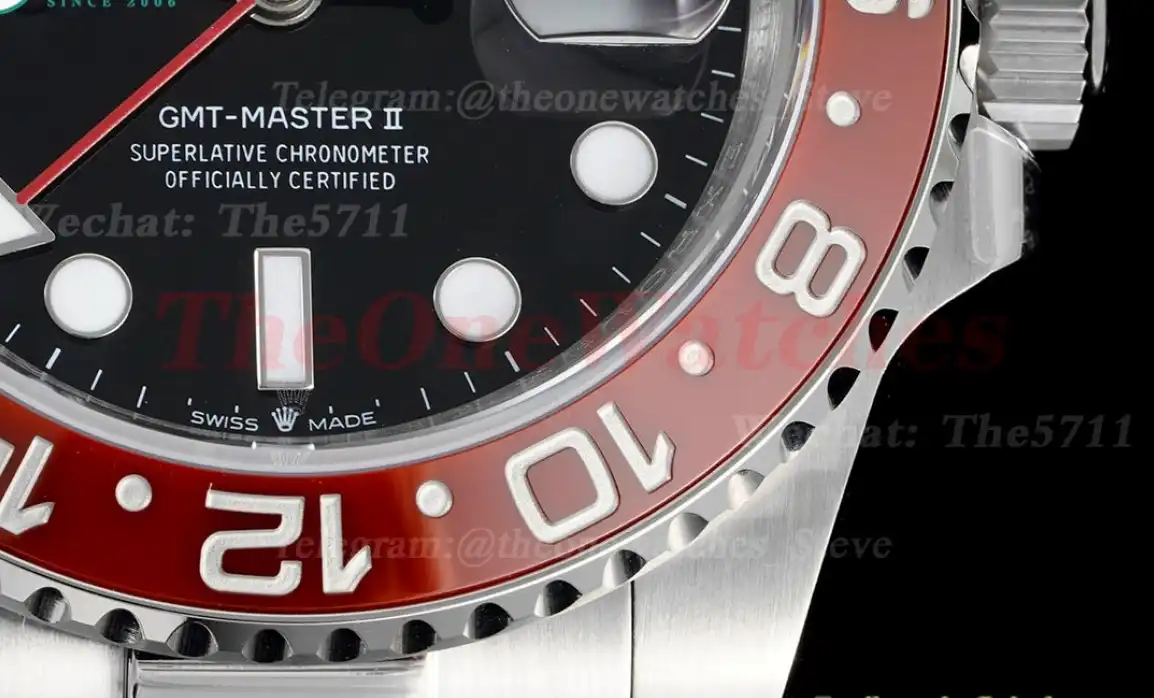 GMT Master II 126710 Pepsi Red Blue Ceramic 904L Oyster GMF V5 VR3186