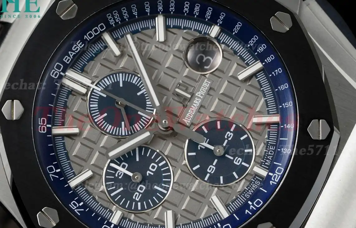 Royal Oak Offshore 44mm SS RU Grey Blue Stk RSF A3126