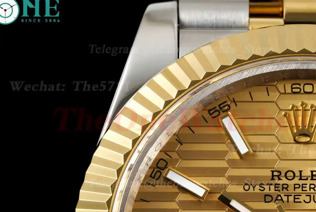 Datejust 126333 41mm Gold Textured Dial SS YG GMF VR3235