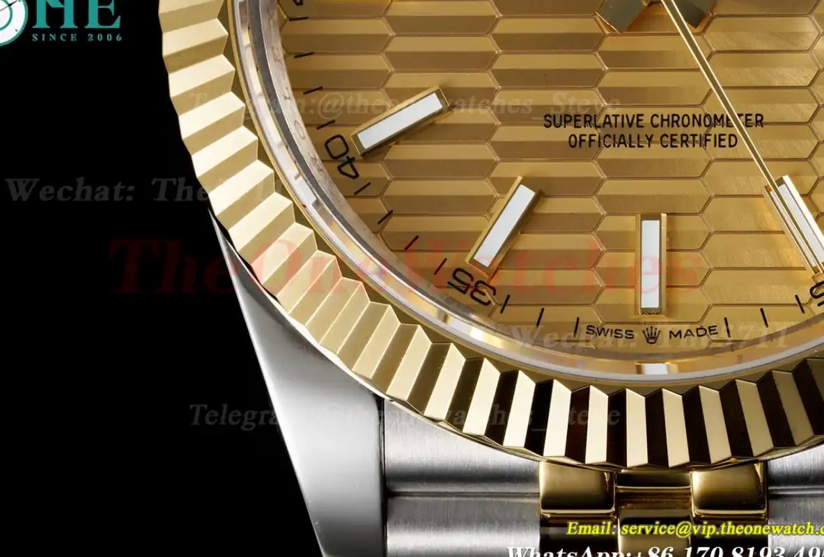 Datejust 126333 41mm Gold Textured Dial SS YG GMF VR3235