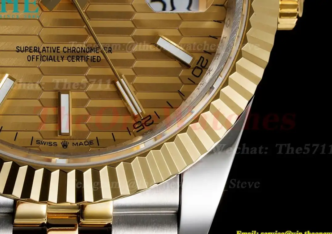 Datejust 126333 41mm Gold Textured Dial SS YG GMF VR3235