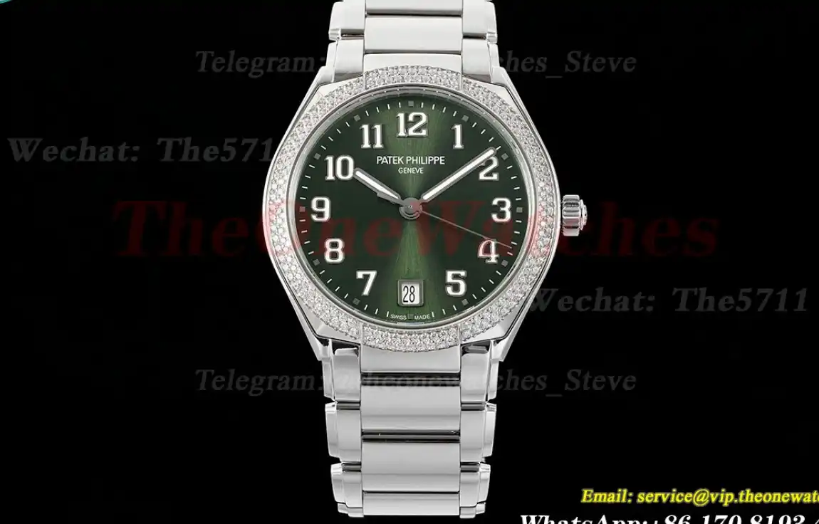 TWENTY~4 7300 Ladies 36mm Dia SS SS Green Dial PPF 324SC