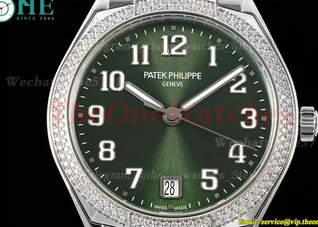 TWENTY~4 7300 Ladies 36mm Dia SS SS Green Dial PPF 324SC