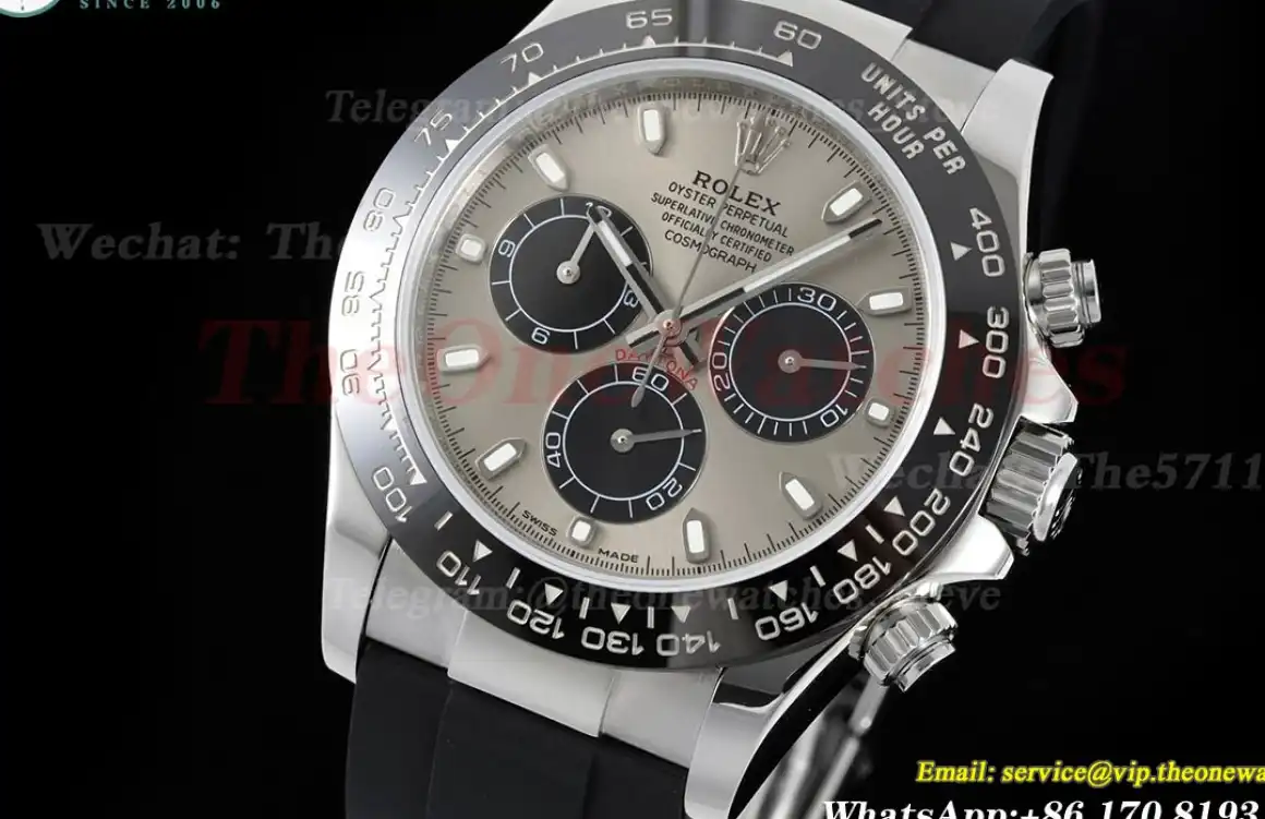 Daytona 116518 904L SS RU Grey Stk EWF Asia 7750