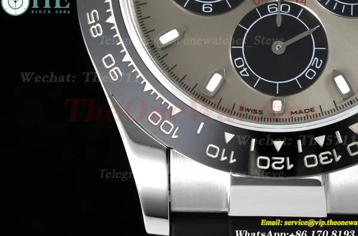 Daytona 116518 904L SS RU Grey Stk EWF Asia 7750