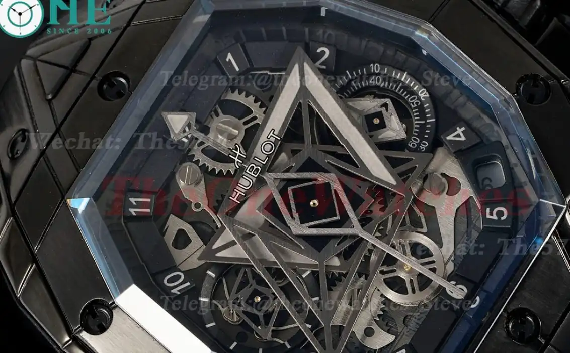 Spirit Of Big Bang 42mm PVD RU Skeleton Dial BLSF HUB4700