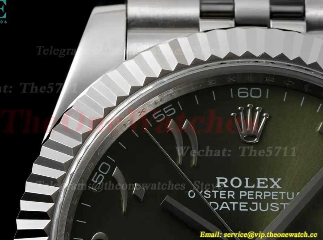 Datejust 126334 41mm Green Arabic SS SS GMF A2824