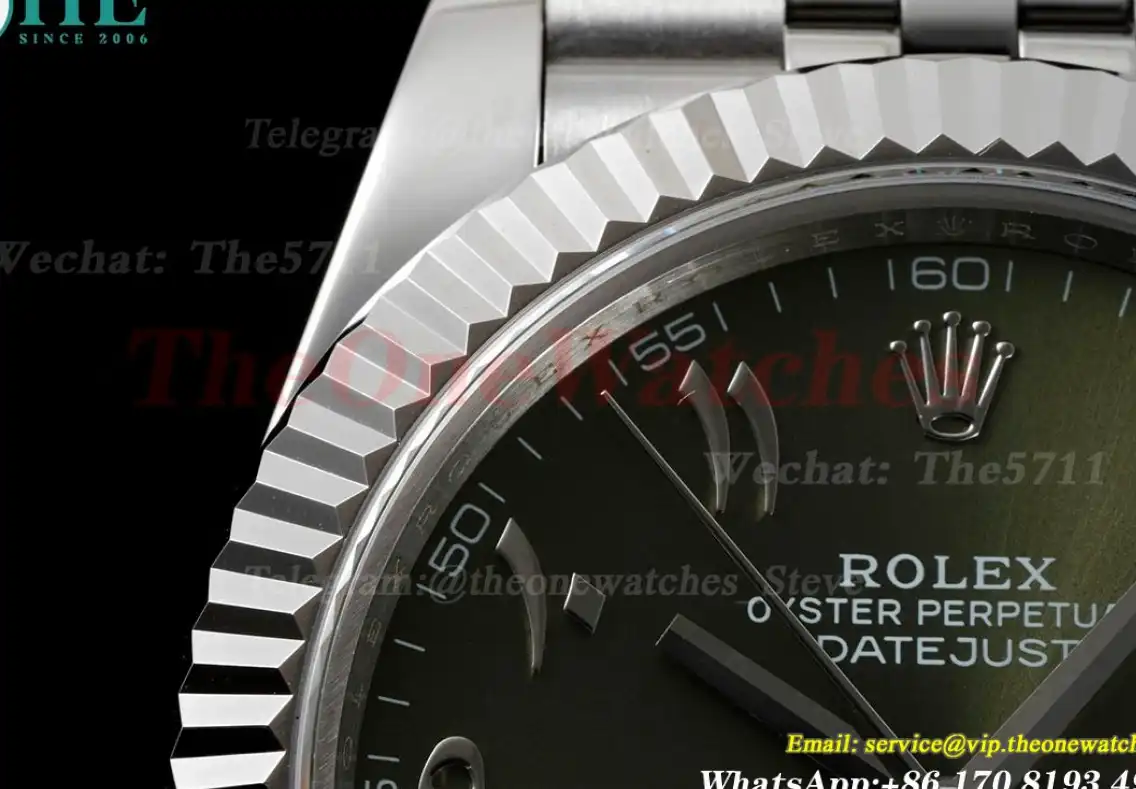 Datejust 126334 41mm Green Arabic SS SS GMF VR3235