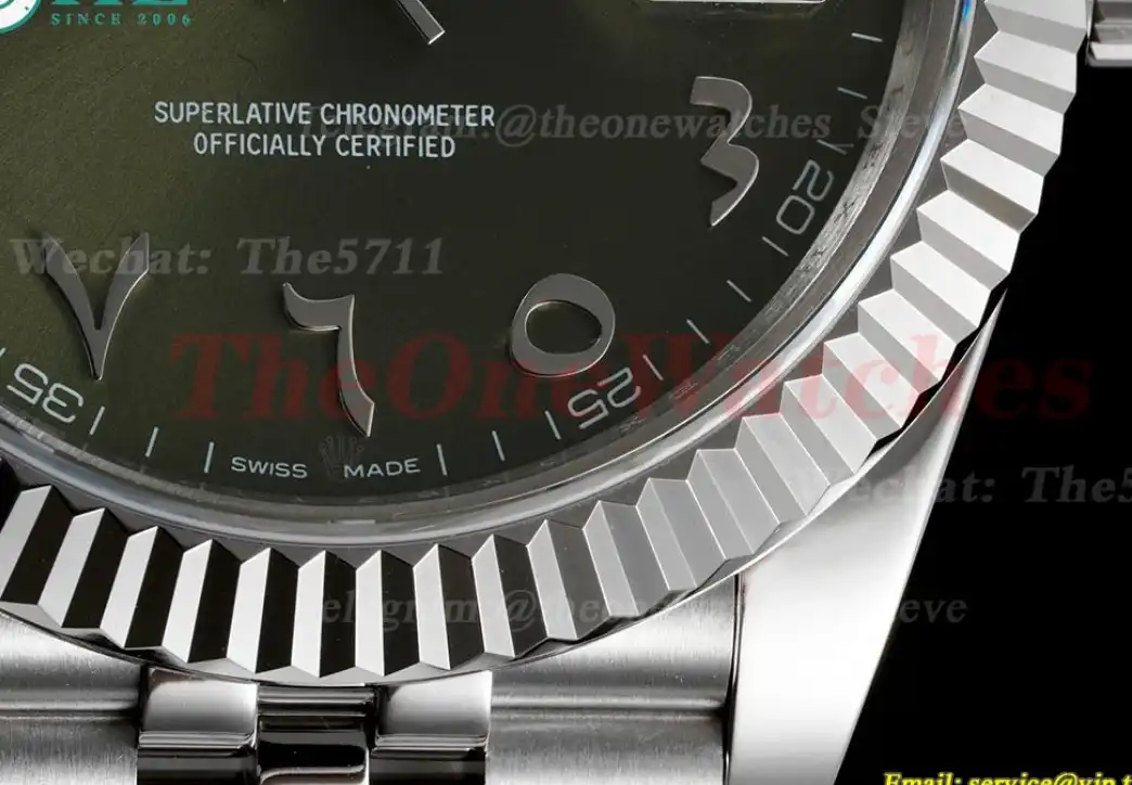 Datejust 126334 41mm Green Arabic SS SS GMF VR3235