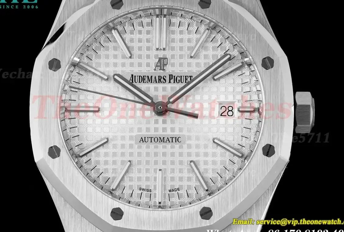 Royal Oak 41mm 15400 SS SS White Stk IPF SA3120 Super Clone