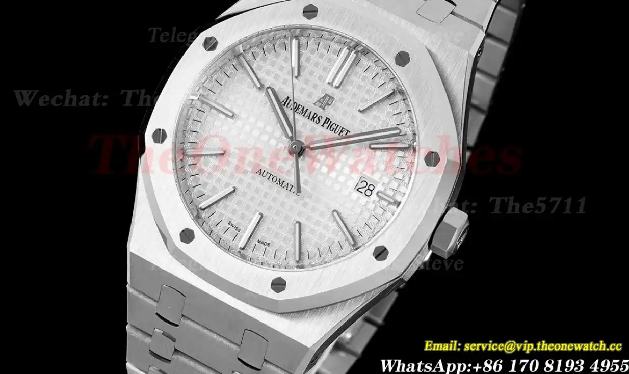 Royal Oak 41mm 15400 SS SS White Stk IPF SA3120 Super Clone