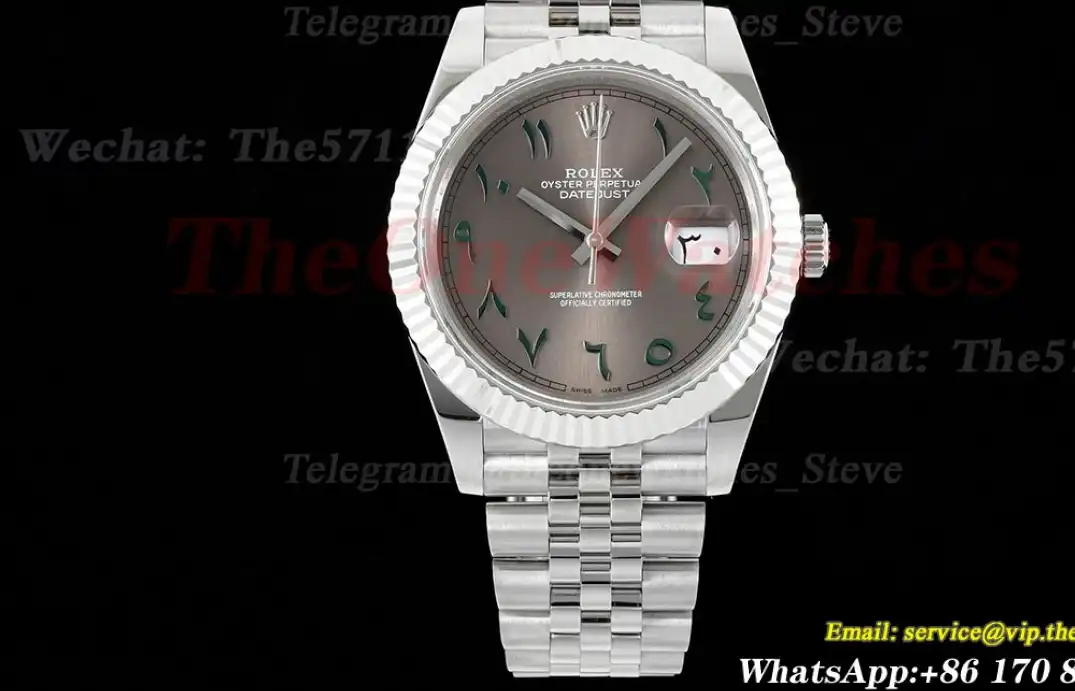 Datejust 126334 41mm Grey Arabic SS SS GMF VR3235