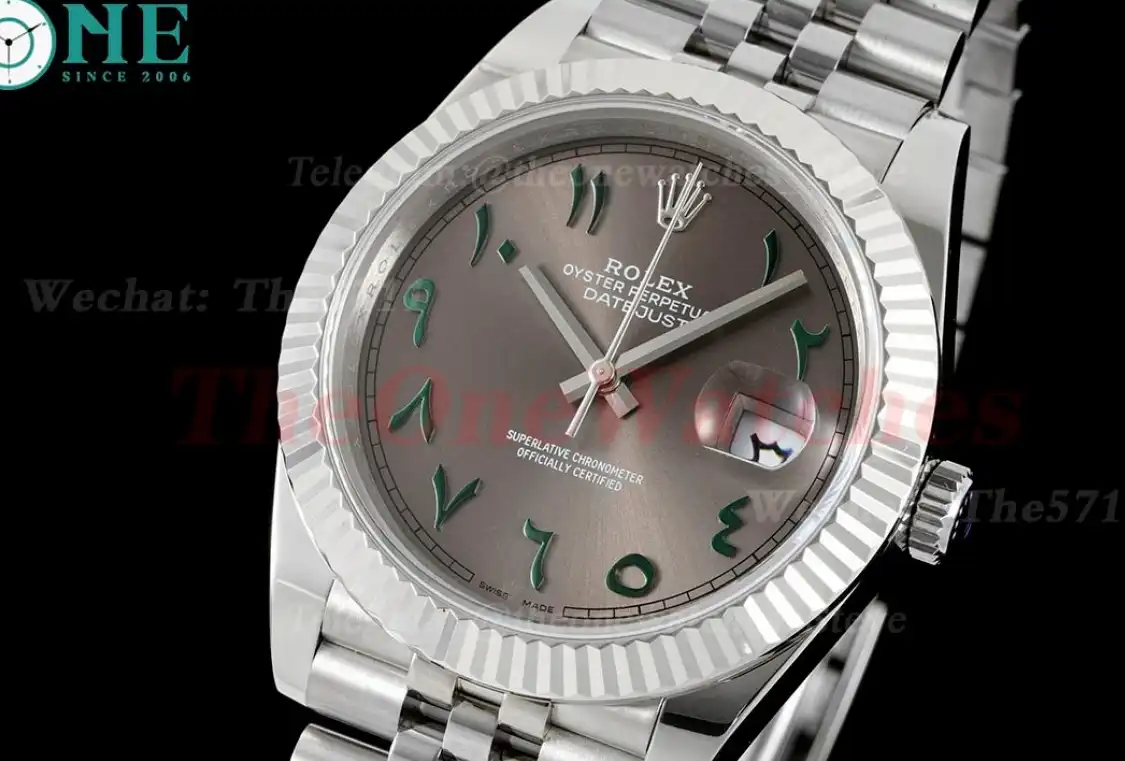 Datejust 126334 41mm Grey Arabic SS SS GMF VR3235