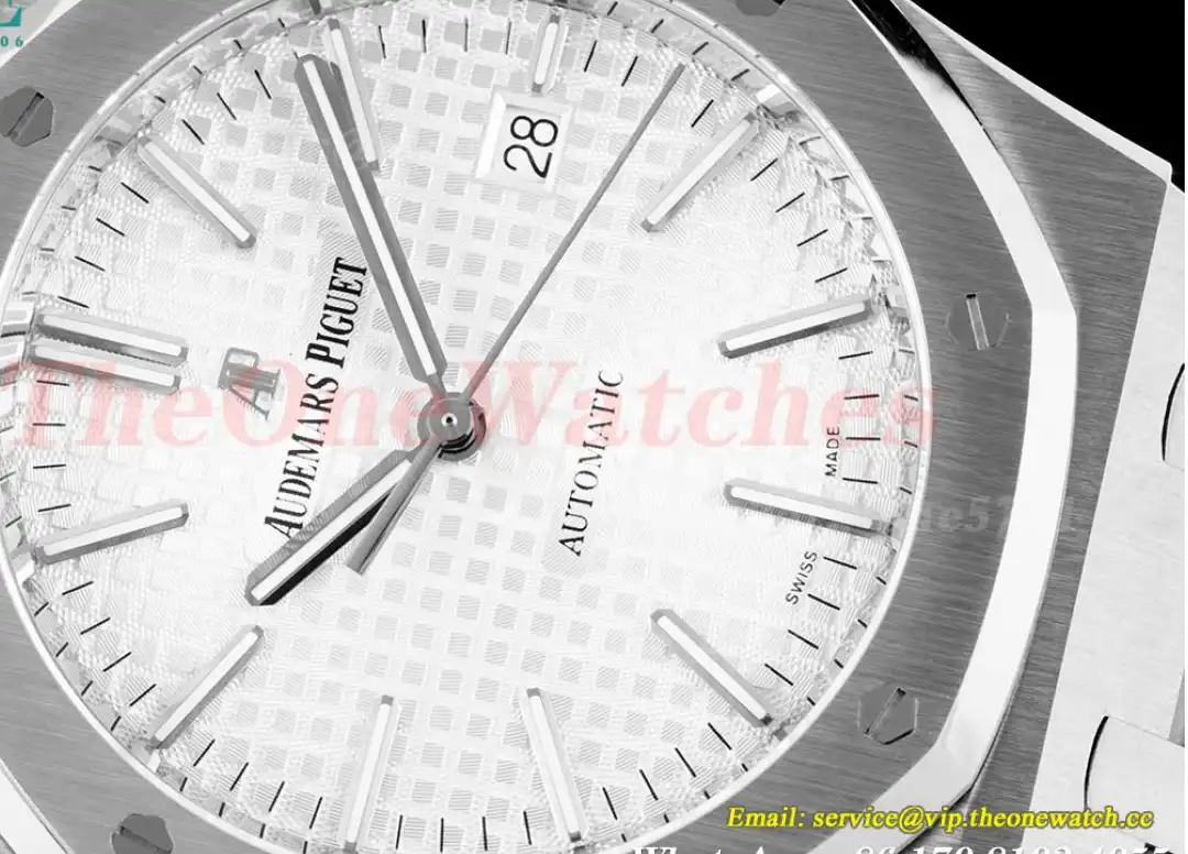 Royal Oak 41mm 15400 SS SS White Stk IPF SA3120 Super Clone