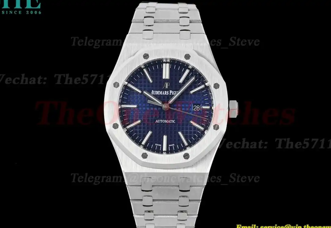 Royal Oak 41mm 15400 SS SS Blue Stk IPF SA3120 Super Clone