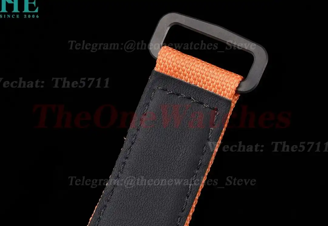 RM21-02 Carbon Case On Orange Nylon Strap RMF Tourbillon