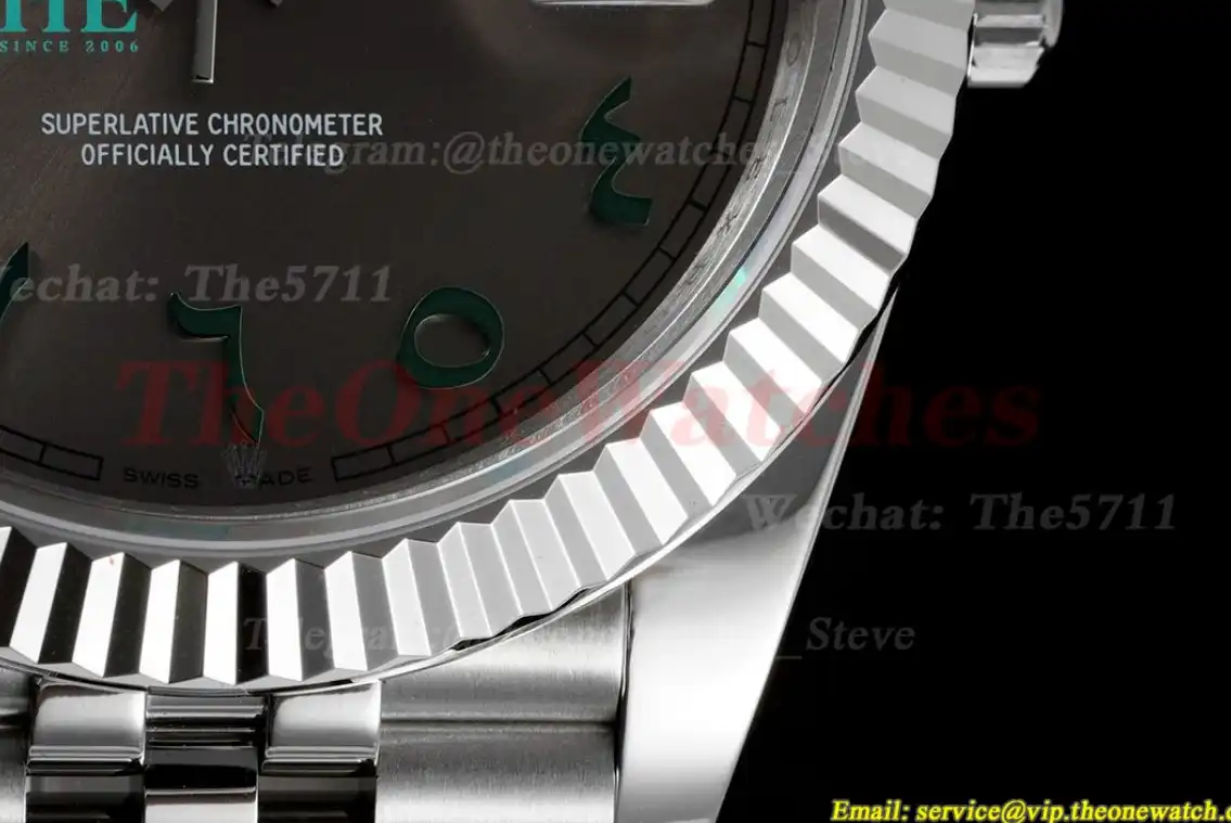 Datejust 126334 41mm Grey Arabic SS SS GMF VR3235