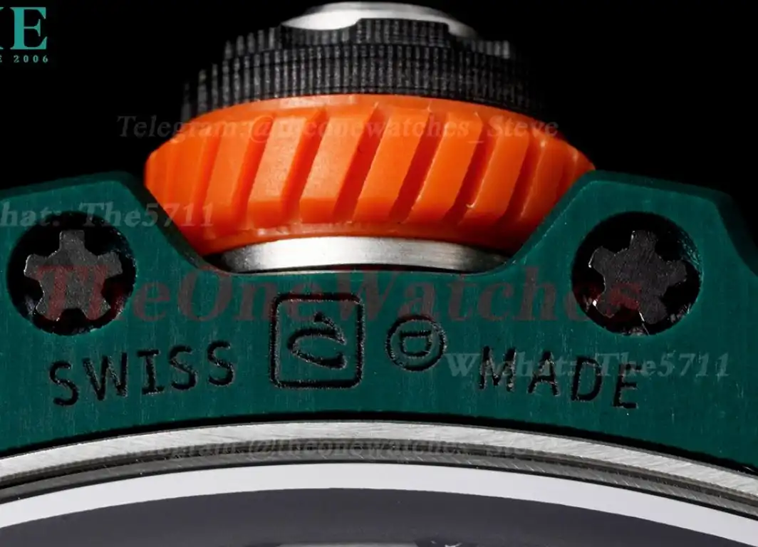 RM21-02 Carbon Case On Orange Nylon Strap RMF Tourbillon