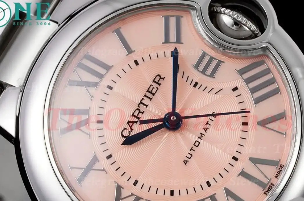 Ballon Bleu De Cartier 33mm SS SS Pink Dial AF NH05